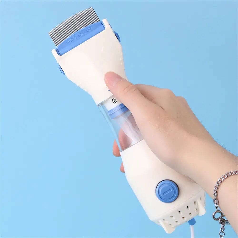 Anti Lice Metal Comb with 4 Filters | Stainless Steel Fine Tooth Head Lice & Nit Removal Comb