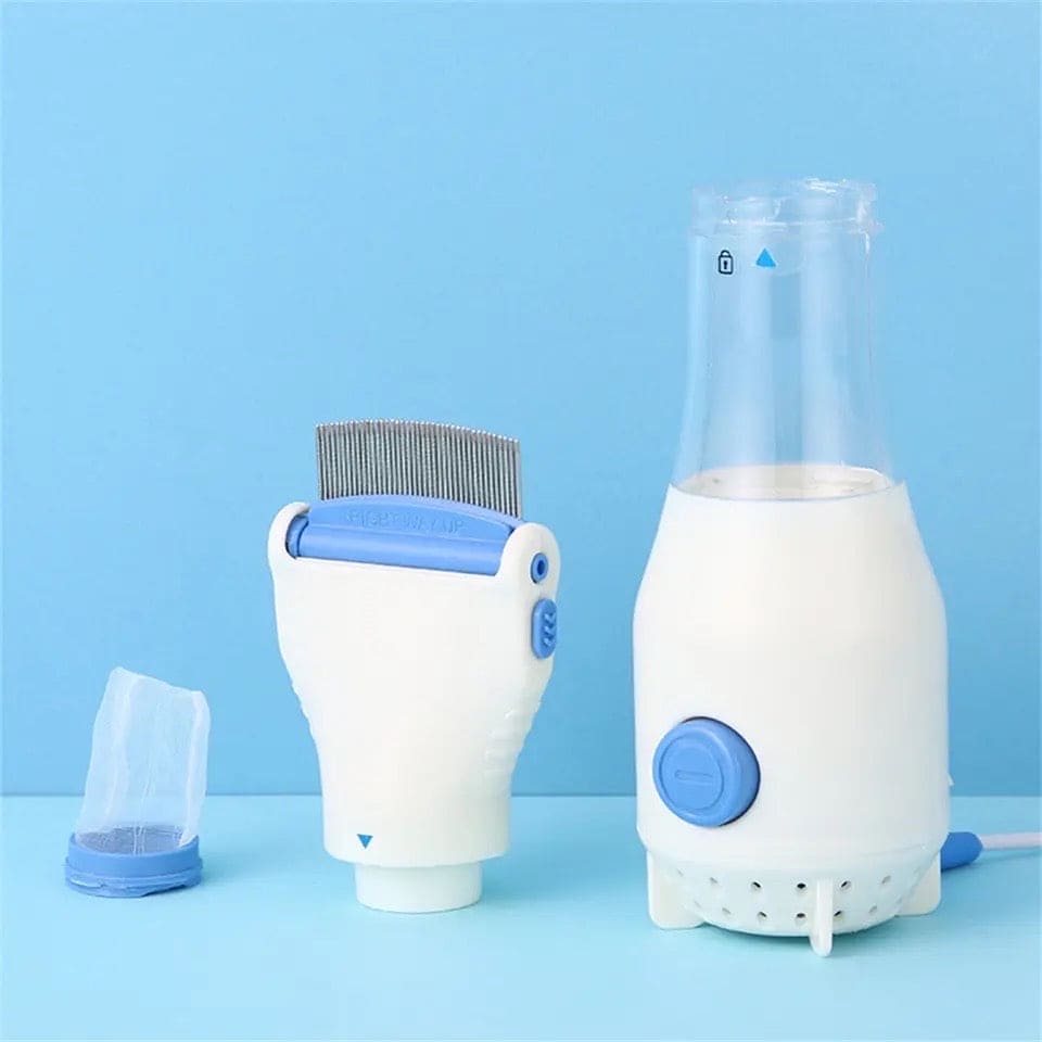 Anti Lice Metal Comb with 4 Filters | Stainless Steel Fine Tooth Head Lice & Nit Removal Comb