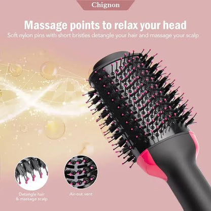 One Step Hair Dryer and Volumizer 3‑in‑1 Hair Dryer with Comb